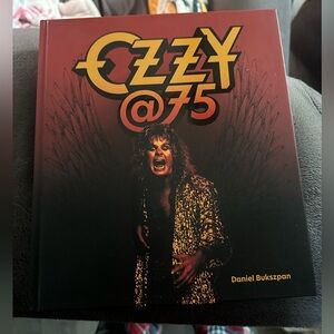 Ozzy @ 75 Hardcover Book